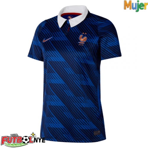 Camiseta Francia Primera Equipación para mujer Mundial 2026 manga corta